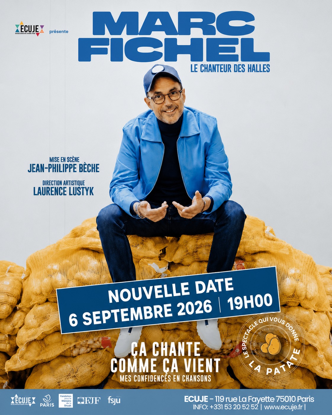 Spectacle · Marc Fichel - Ça chante comme ça vient - Dimanche 6 septembre